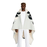 Luna Kennedy - Moon Phases Hooded Sherpa Blanket